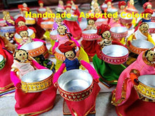 Load image into Gallery viewer, CraftVatika Tealight Candle Holders Puppet Doll Candle Holder/Candle Stand/Candles Tea Light Holder for Home Living Room Diwali Decoration - Home Decor Lo