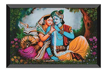 Load image into Gallery viewer, SAF &#39;Buddha&#39; Digital Reprint (Synthetic, 42 cm X 60 cm, Set of 3, SAFlp02) &amp; Radha Krishna Design Exclusive Painting with Frame for Home &amp; Office Decoration(35 cm X 50 cm X 3 cm) Combo - Home Decor Lo