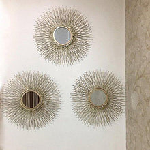 Load image into Gallery viewer, Flourish Concepts Set of 3 Decorative Mirrors (Golden) - Home Decor Lo