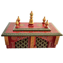 Load image into Gallery viewer, Jaipur Lane Wood Home Temple (Multi_9 Inch X 17.9 Inch X 22 Inch) - Home Decor Lo