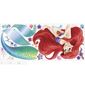 RoomMates RMK2360GM The Little Mermaid Peel and Stick Giant Wall Decals, 1-Pack - Home Decor Lo