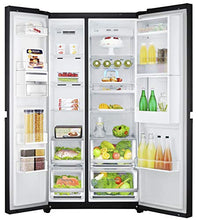 Load image into Gallery viewer, LG 679 L Door-in-Door Inverter linear Side-by-Side Refrigerator (GC-M247UGBM, Black Glass, LG ThinQ) - Home Decor Lo