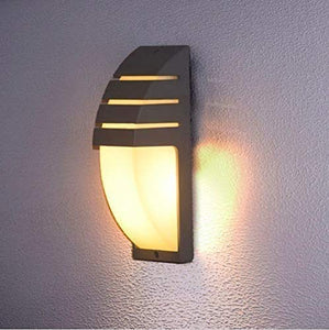 Prop it up 6W LED Outdoor Waterproof Exterior Wall Step Light Fixture (22 x 8 x 7.7 cm) Lamp Grey Finish (Warm White) - Home Decor Lo