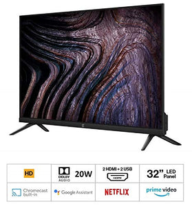 OnePlus 80 cm (32 inches) Y Series HD Ready LED Smart Android TV 32Y1 (Black) (2020 Model) - Home Decor Lo