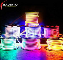 Load image into Gallery viewer, Radiato ES Neon led Rope(Strip), Waterproof Outdoor Flexible Light with Connector, SMD 120LED/M Silicone Light for Diwali, Christmas, Decoration (RED, 2 Meter) - Home Decor Lo