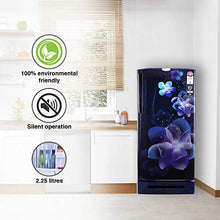 Load image into Gallery viewer, Godrej 190 L 5 Star Inverter Direct-Cool Single Door Refrigerator with Base Drawer (RD 1905 PTDI 53 JW BL, Jewel Blue) - Home Decor Lo