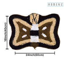 Load image into Gallery viewer, Homerz Premium Set of 5 Super Soft Microfiber Butterfly Mat | Bath Mat | Door Mat | 16 x 24 Inch Guaranteed Exact Size (Multicolor, 5) - Home Decor Lo