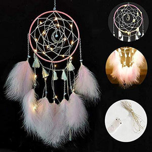 HASTHIP Dream Catcher Wall Hanging(Pink) - Home Decor Lo
