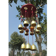 Load image into Gallery viewer, CALDIPREE Feng Shui Wind Chime for Bedroom Brass Bell Wind Chimes for Bedroom Home Positive Energy Balcony Bedroom (Brass 13 Bell) - Home Decor Lo