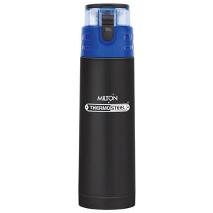 Milton Atlantis-600 Thermosteel Water  Bottle,500 ml,Black - Home Decor Lo