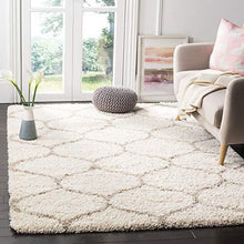 Load image into Gallery viewer, SWEET HOMES Carpet.Ultra Soft Shag hanwoven Anti-Skid, 2 inch Pile Height, Size 3x5, Color, Ivory/Beige - Home Decor Lo
