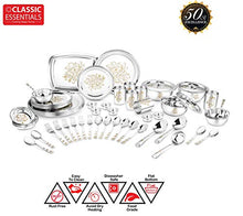 Load image into Gallery viewer, Classic Essentials Glory Stainless Steel Dinner Set, 61-Pieces, Silver - Home Decor Lo