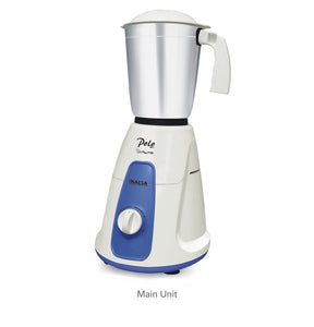 Inalsa Polo 550-Watt Mixer Grinder with 2 Jars,White/Blue - Home Decor Lo