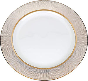 NEVINE Posh Collection Golden Series Light Weight Bone China Dinner Set of 36 Pieces Lighter Thinner Superior Quality |Design 2