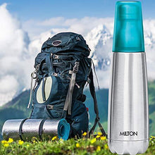 Load image into Gallery viewer, Milton Vertex -500 Thermosteel Water Bottle with Unbreakable Blue Tumbler, 500 ml, Blue - Home Decor Lo