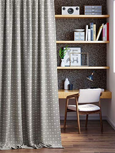 D'Decor Live Beautiful Window Curtain 5 Ft (Pack of 1) - Grey - Home Decor Lo