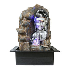 Load image into Gallery viewer, ChronikleBUDDHA POLYRESIN 4 Steps Water Fountain(Brown,Grey, 42CM X 30CM X cm) - Home Decor Lo