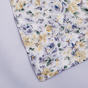 AmazonBasics Microfiber 3-Piece Quilt/Duvet/Comforter Cover Set - Queen, Blue Floral - with 2 pillow covers - Home Decor Lo