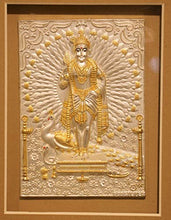 Load image into Gallery viewer, Soni Jewellers 999 Pure Silver Silver Ganesh Laxmi Saraswati Tirupati Balaji &amp; Murugan with 24 Carat Gold Plating Photo Frames for Table Top and Wall Mount - Home Decor Lo