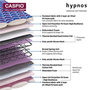Hypnos Caspio Ortho 6 Inch Medium Firm Single Size Bonnell Spring Mattress