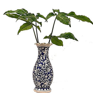 Craftghar Decorative Flower Vase for Living Room | Made of Ceramic 12 inch Long Vase | Handmade Flower Vase Ceramic | Ideal Diwali Gifts for Family and Friends - Home Decor Lo