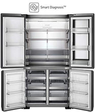 Load image into Gallery viewer, LG 984 L InstaView Door-in-Door Counter-Depth Refrigerator (GR-Q31FGNGL, Textured Steel Finish, Auto Open Door) - Home Decor Lo