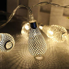 Load image into Gallery viewer, PESCA Decorative String Lights Metal Drop 3 Meter 16 Led Decoration Lights Warm White (Yellow) - Home Decor Lo