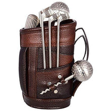 Load image into Gallery viewer, Lavanaya Silver Exclusive Golf Bar Set with Leatherette Bag &amp; Beautiful Box (Metalic) - Home Decor Lo