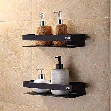 Xllent® JVS Multipurpose Stainless Steel Bathroom & Kitchen Shelf/Wall Holder/Storage Box Combo Set of 2 (10