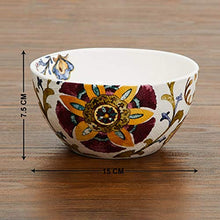 Load image into Gallery viewer, Home Centre Alora-Fiore Floral Print Serving Bowl - Multicolour - Home Decor Lo