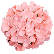 Load image into Gallery viewer, LUSHIDI 10PCS Silk Hydrangea Heads with Stems Artificial Flowers for Wedding Party Home Decor ( Hot Pink) - Home Decor Lo