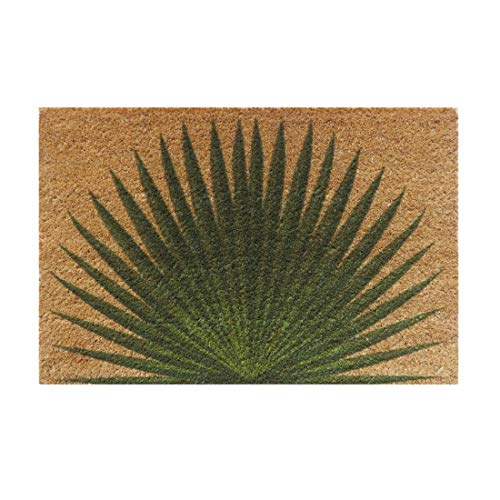ATMAH Palm Leaf Coir Doormat, Size 40cm x 60cm - Home Decor Lo