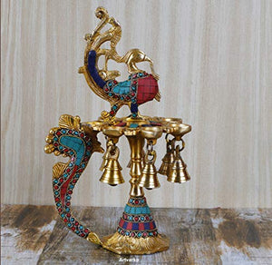 Small Brass Diya & Lamp, Indian Festive Home Decor