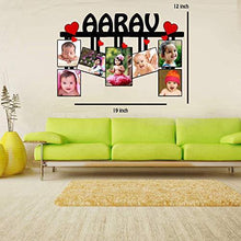Load image into Gallery viewer, Unique Stuff Personalized Gift Wooden Photo Frame Customised with Your Name &amp; Photos Collage (19 x 12 inch) - Home Decor Lo
