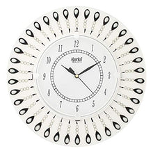 Load image into Gallery viewer, Asian Multistore Hub Ajanta Wall Clock for Home Living Room Office Bedroom Decor Stylish Latest Big Size (Round Design;12x12 Inch; Wooden; White) - Home Decor Lo