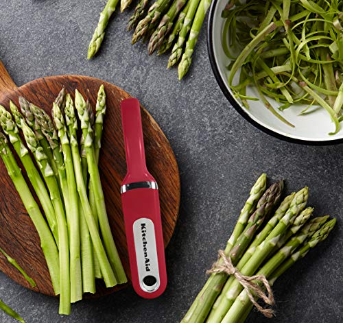KitchenAid Euro Peeler, Stainless Steel Swivel Peeler for Fruit and Vegetables – Empire Red