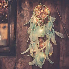 Load image into Gallery viewer, Party Propz Dream Catchers Handmade Feather Crafts Dreamcatchers with Lights for Home,Rooms, Bedroom Wall Hanging Decoration,Wedding Craft Hangings Decor,Decorative Items Girls,Baby,Kids,Women Gifts - Home Decor Lo