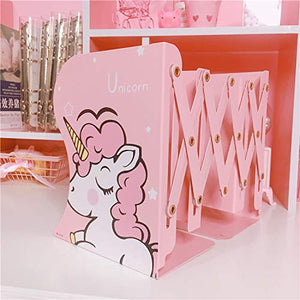 G4GIFT (Pack of 1) Metal Foldable Book, Stationery & Makeup Stand Desk Organizer Multipurpose Use (Pink)(Size: 19 x 10 x 15 cm) - Home Decor Lo