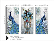 Load image into Gallery viewer, SAF 6MM Peacock Design UV Coated Multi-Effect Panel Painting 15 inch X 18 inch - Home Decor Lo