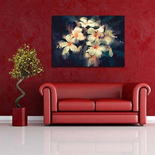 Load image into Gallery viewer, Pitaara Box Artwork Showing Beautiful White Flowers Canvas Painting Mdf Frame 19.8 X 14Inch - Home Decor Lo