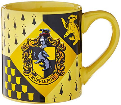 Harry Potter HP7432 Hufflepuff House Crest Ceramic Mug, 14 oz, Multicolor - Home Decor Lo