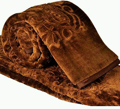 Cloth Fusion Celerrio Mink Single Bed Blanket for Winter- Chocolate Brown - Home Decor Lo