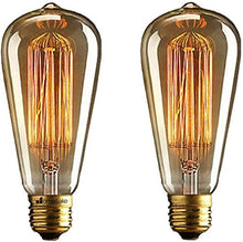 Load image into Gallery viewer, Homenique 60-Watts E27 Incandescent Yellow Light Bulb, Pack of 2 - Home Decor Lo