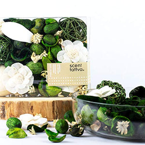 Scentattva.com Fresh Linen Potpourri Fragrant Dried Flowers, Leaves Home, Office Decoration (Multicolor, 200 g) - Home Decor Lo