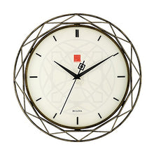 Load image into Gallery viewer, Frank Lloyd Wright Luxfer Prism 14&quot; Wall Clock - Bulova C4834 - Home Decor Lo