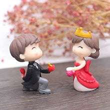 Load image into Gallery viewer, iDream Cute Couple Proposing Guy Resin Showpiece Couple Miniatures Valentines Gifts for Girlfriend - Home Decor Lo