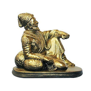 Immaculate Arts Shivaji Maharaj (Golden) - Home Decor Lo