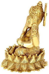 Brass Lord Ganesha 6" | Home Decor - Home Decor Lo
