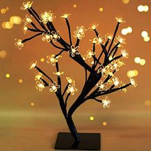 Load image into Gallery viewer, AtneP Lights 24 LED Tree for Diwali Christmas Home Decoration Festival Decor Lights 14x5 Inches Warm White - Home Decor Lo