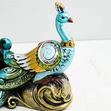 Load image into Gallery viewer, Home Centre Mayur Mayil Peacock T-Light Holder - Home Decor Lo